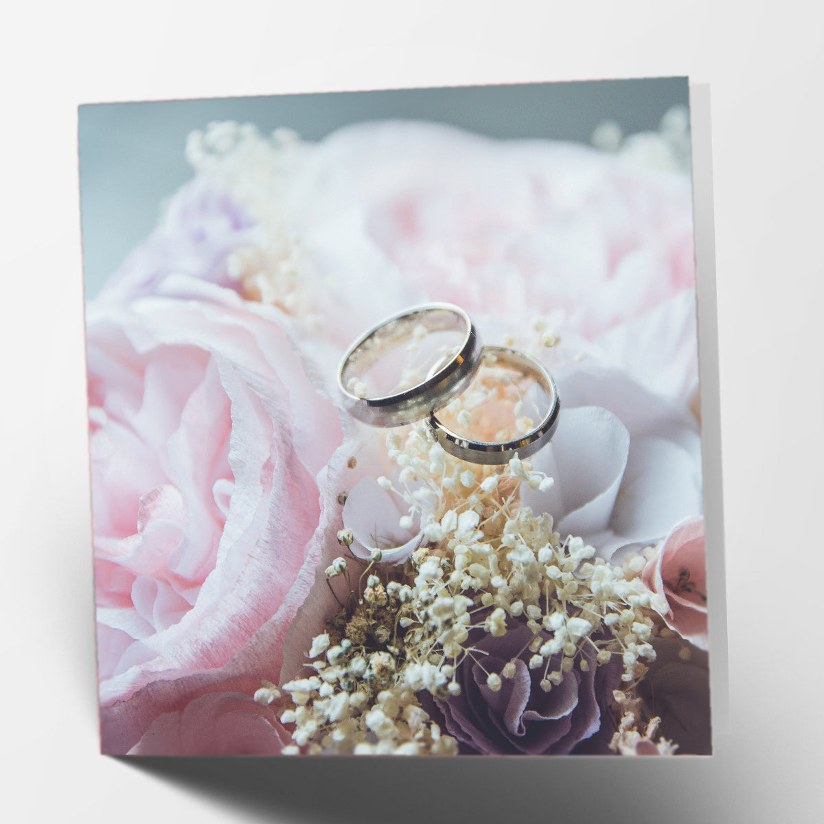 Rings and Flowers Card