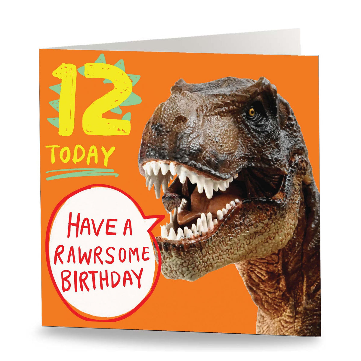 12 Today - Rawrsome Orange Card