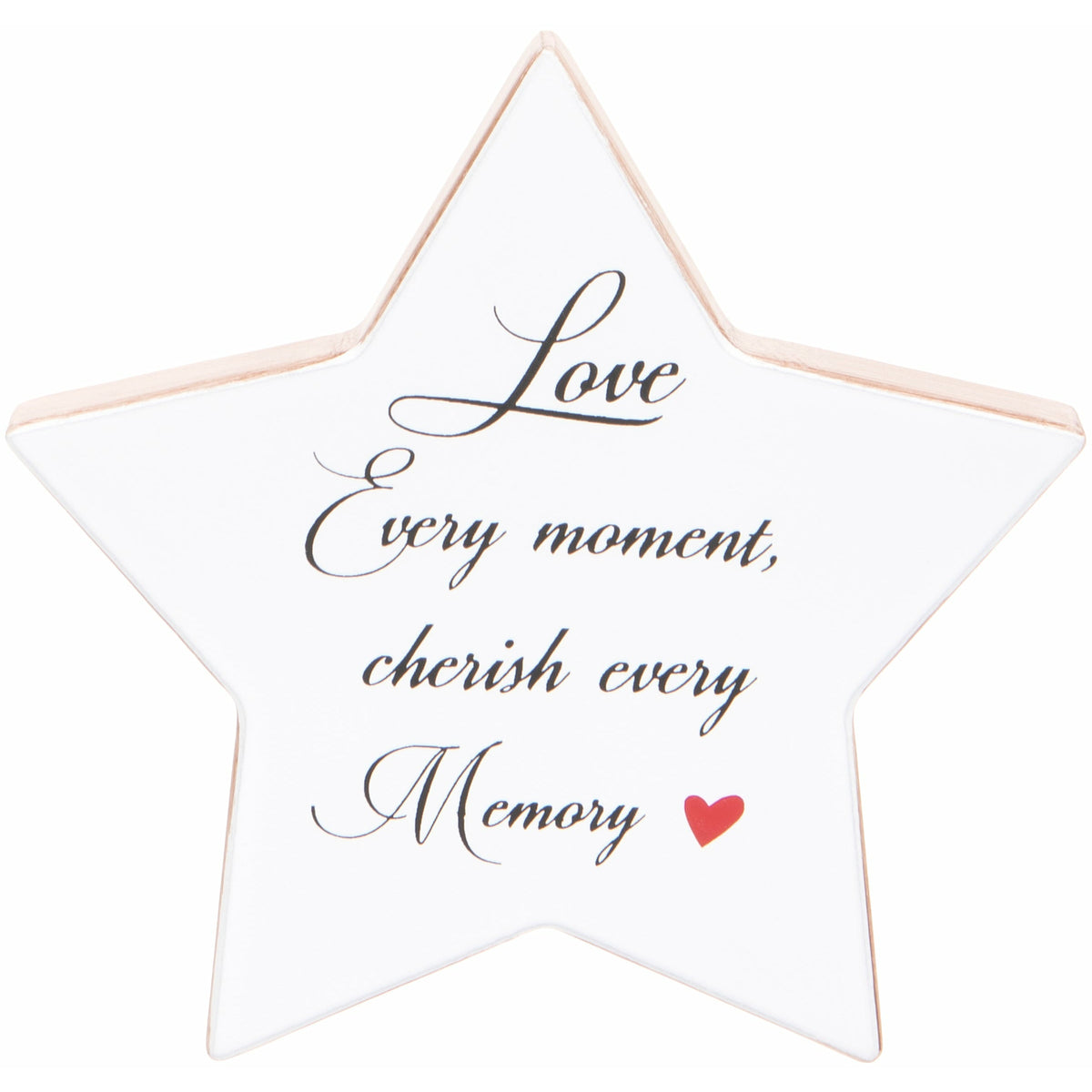 Love Star Plaque 16 x 16cm