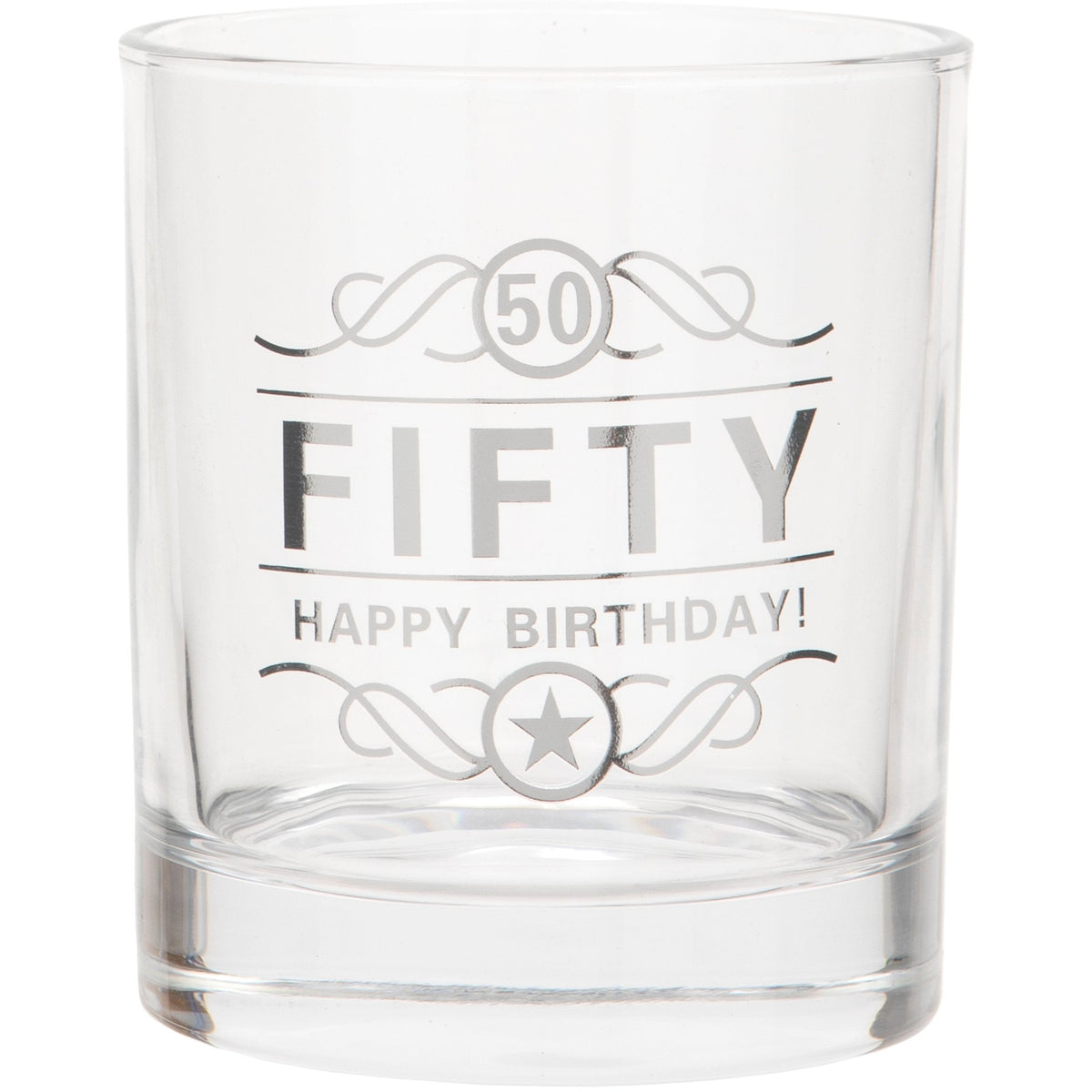 Whisky Glass for Birthday - 50th