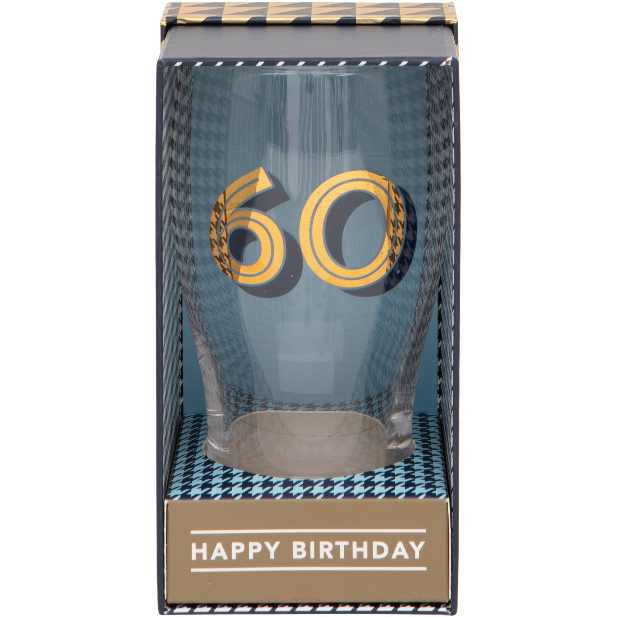 Gold Collection 60th Birthday Beer Pint Glass
