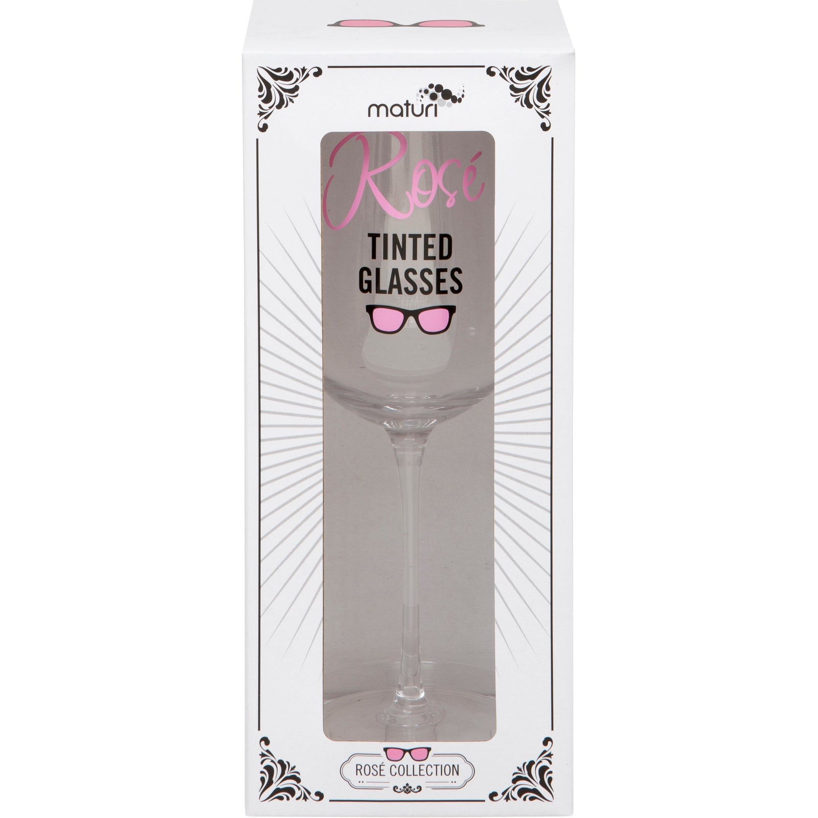 Rosé Tinted Glasses Wine Glass