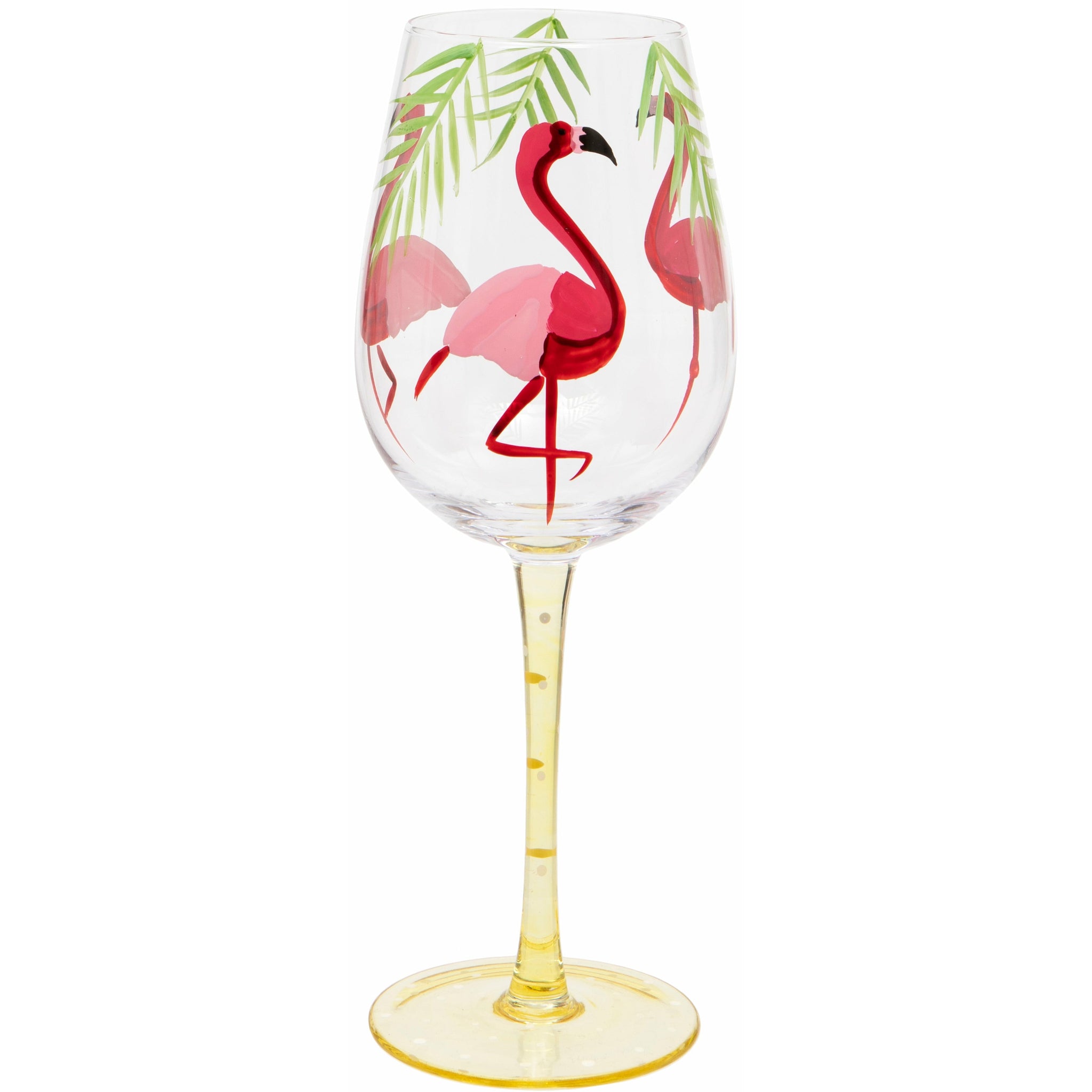 Flamingo Stemless Wine Glass, Flamingo Wine Glasses