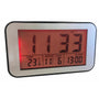 LCD 12cm Alarm Clock - Mat Black