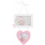 Pink Giraffe Twin Hanging 6 x 4 Inches Photo Frame