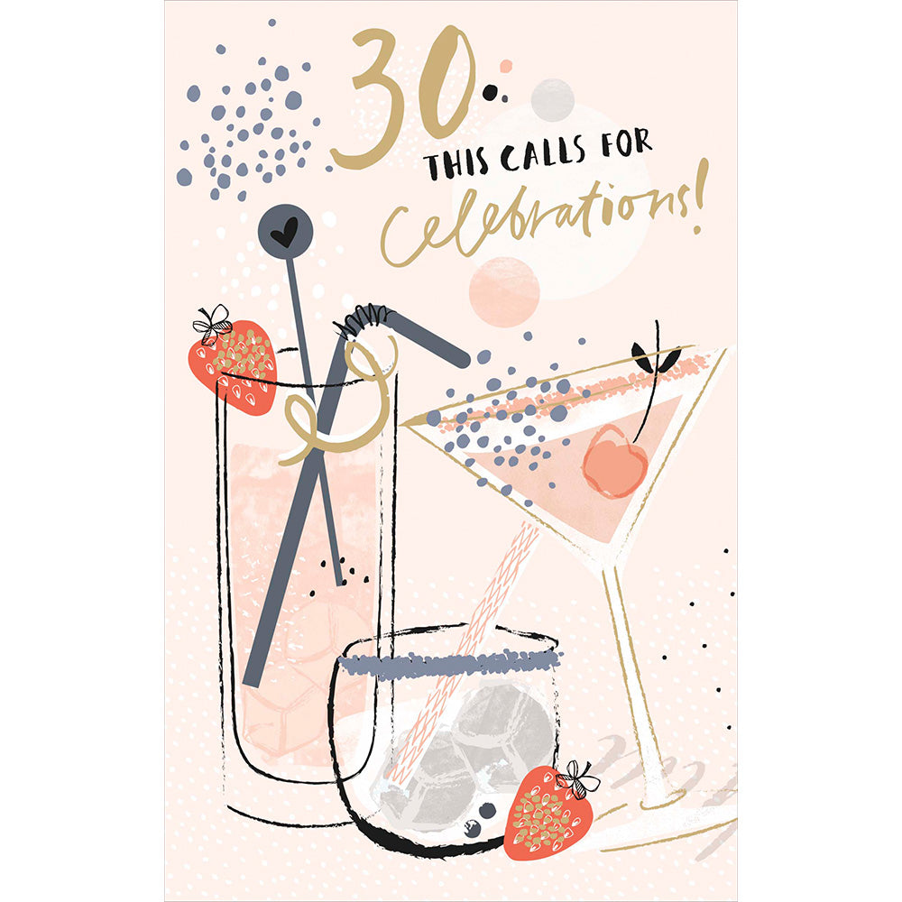 30th Birthday Greetings Card