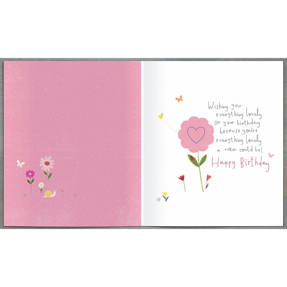 Nan Birthday Wishes Greetings Card