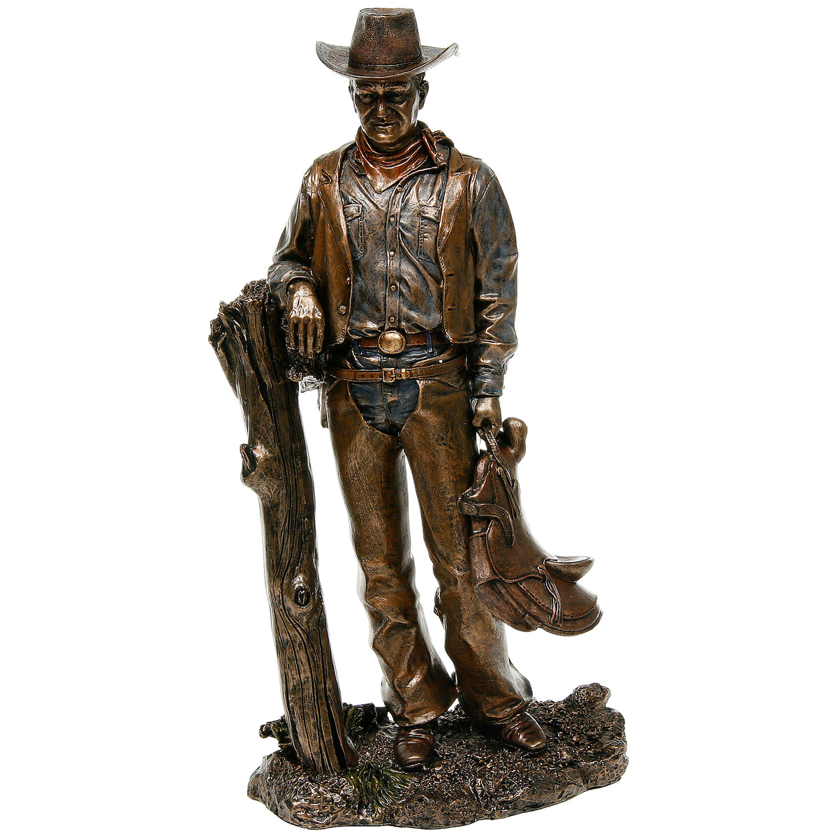 Bronze Cowboy Legend Standing Figurine