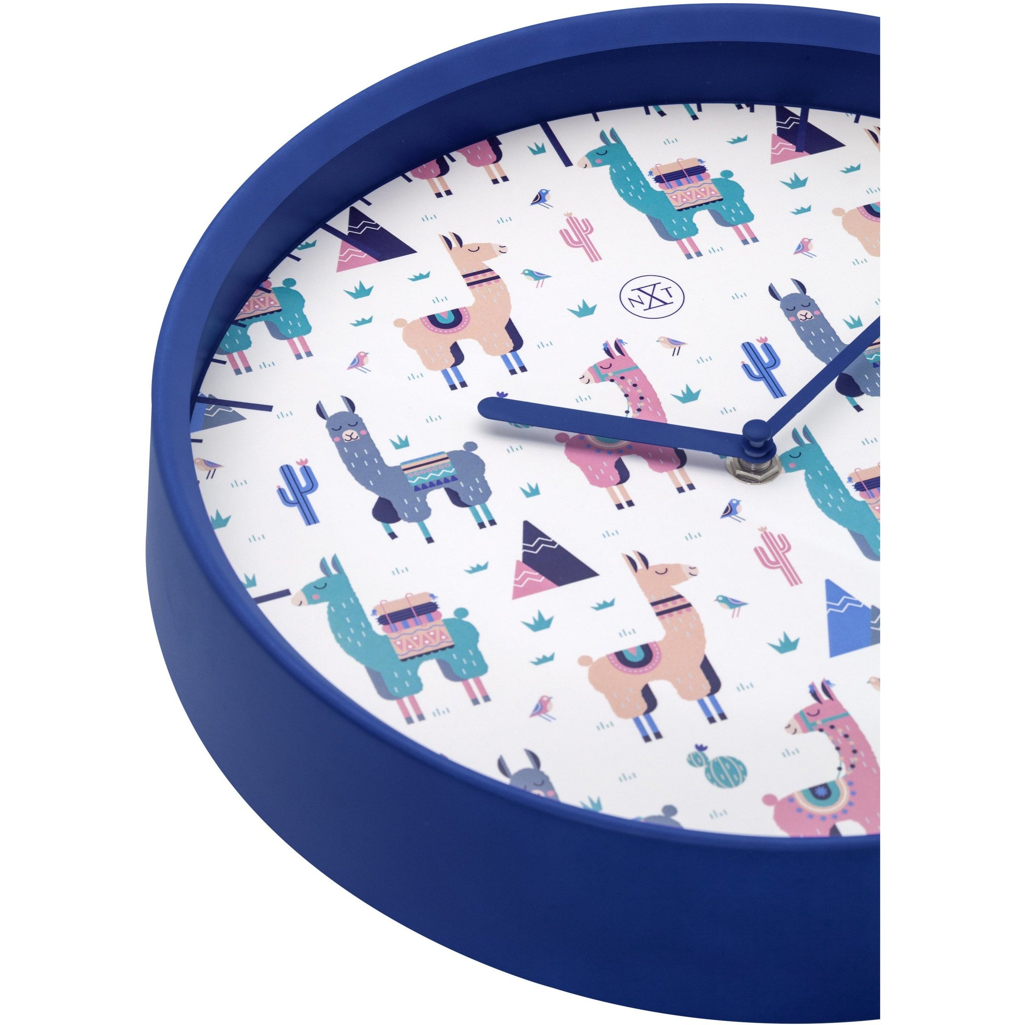 nXt- Wall clock - Ø 30 cm - Plastic - White - 'Alpaca'