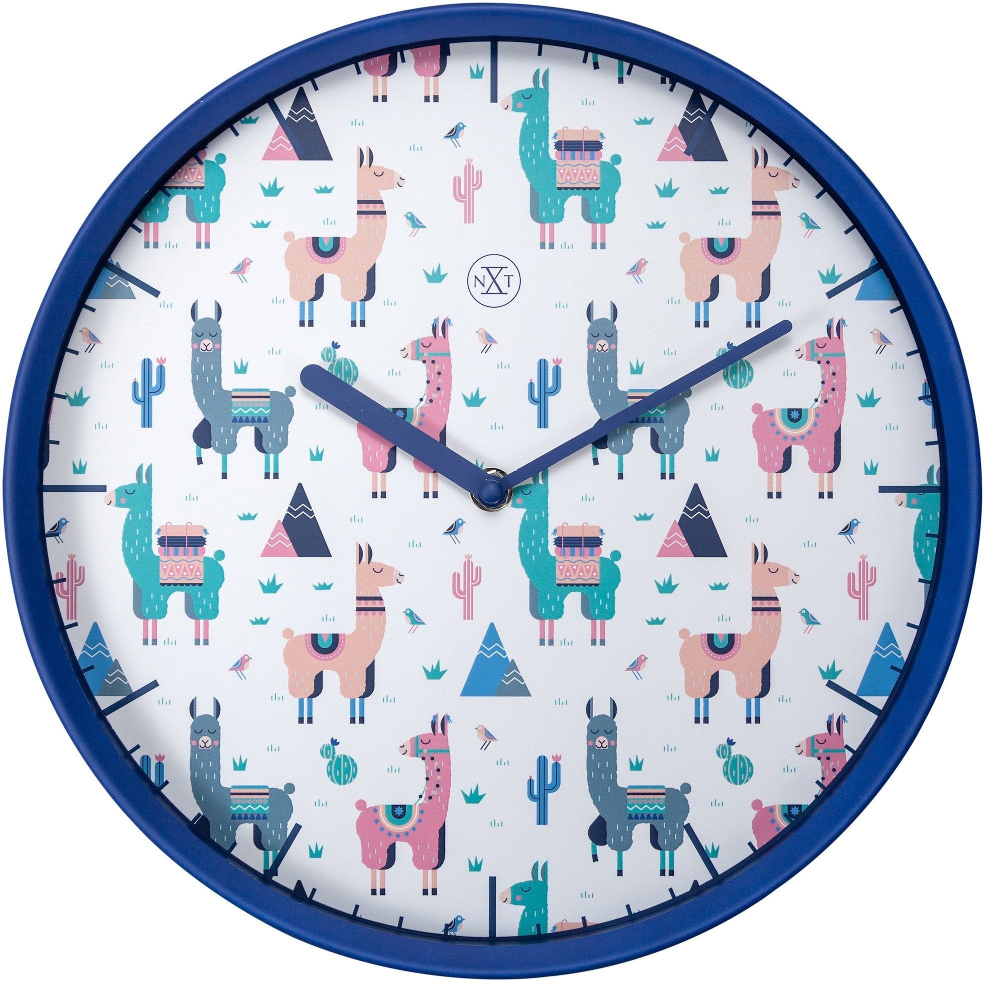 nXt- Wall clock - Ø 30 cm - Plastic - White - 'Alpaca'