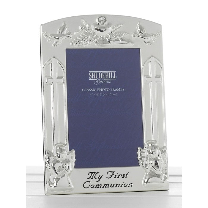 My First Communion Polished Silver 6 x 4 Inch Photo Frame