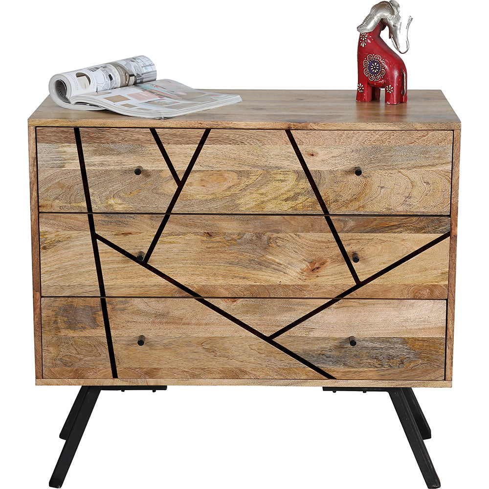 Amar 3 Drawer Mango Wood Chest