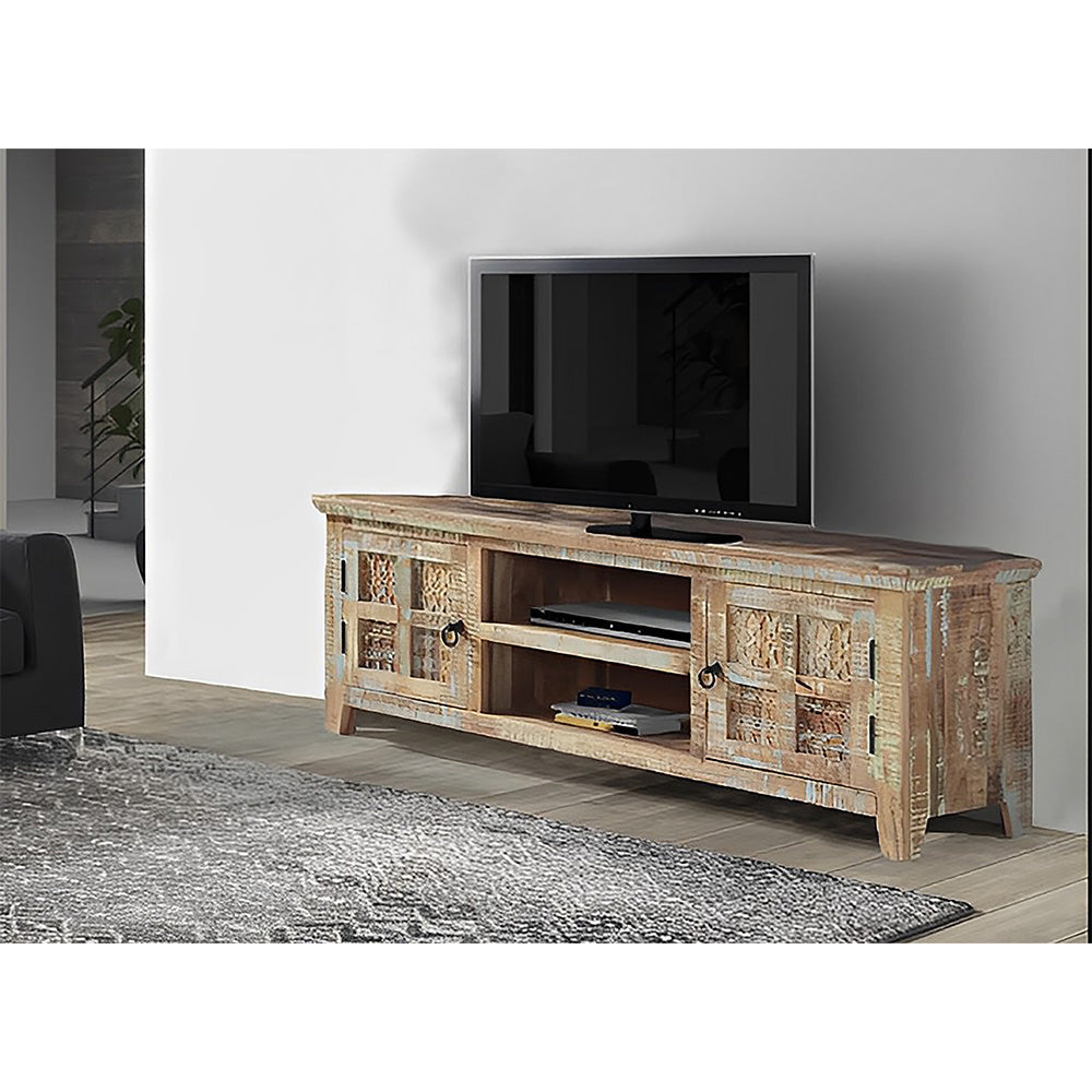 Aravali 2 Door Mango Wood TV Cabinet