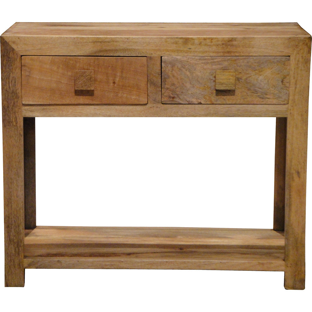 Dakota Light Mango Wood Small Console Table