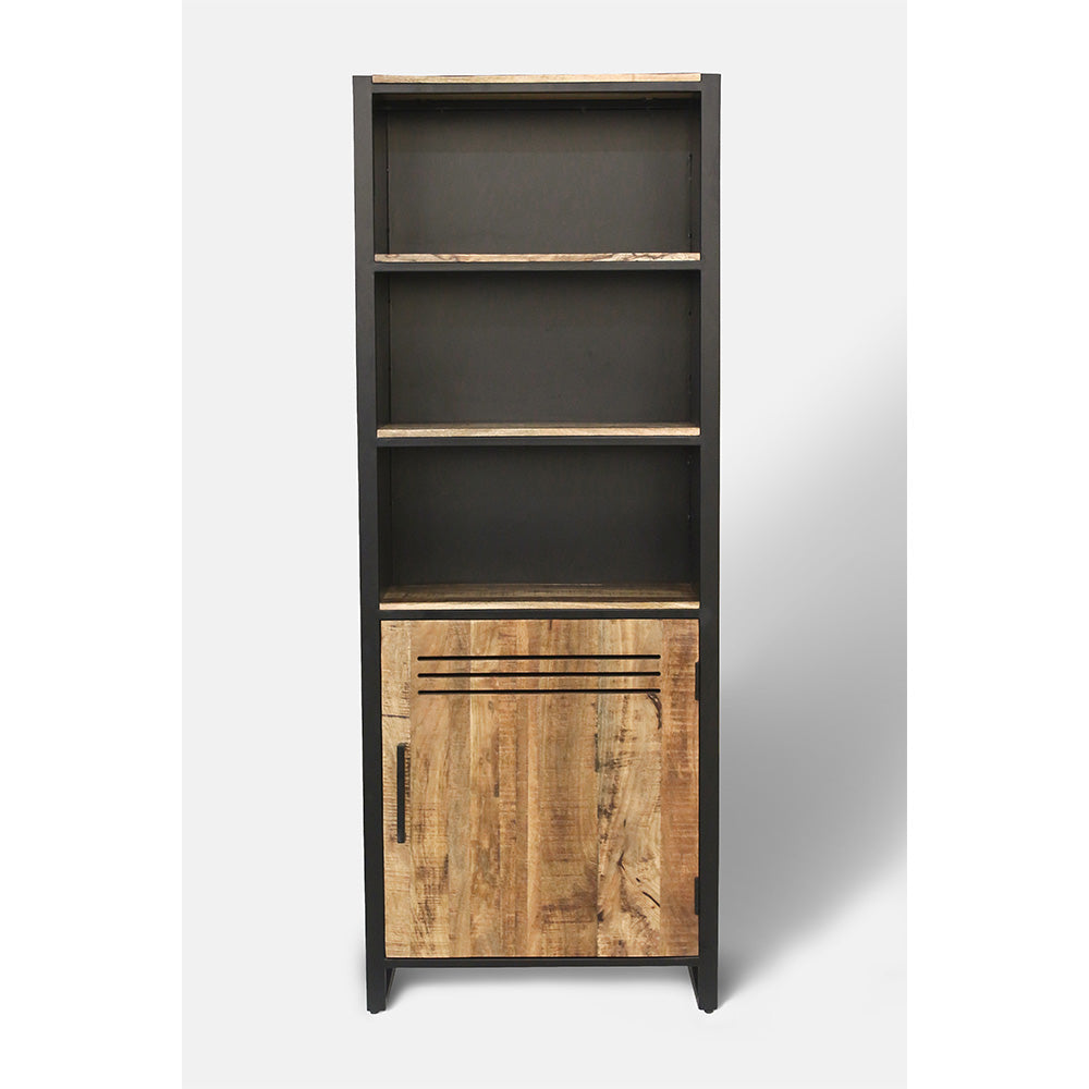 Frais Wood &amp; Metal Tall Bookcase