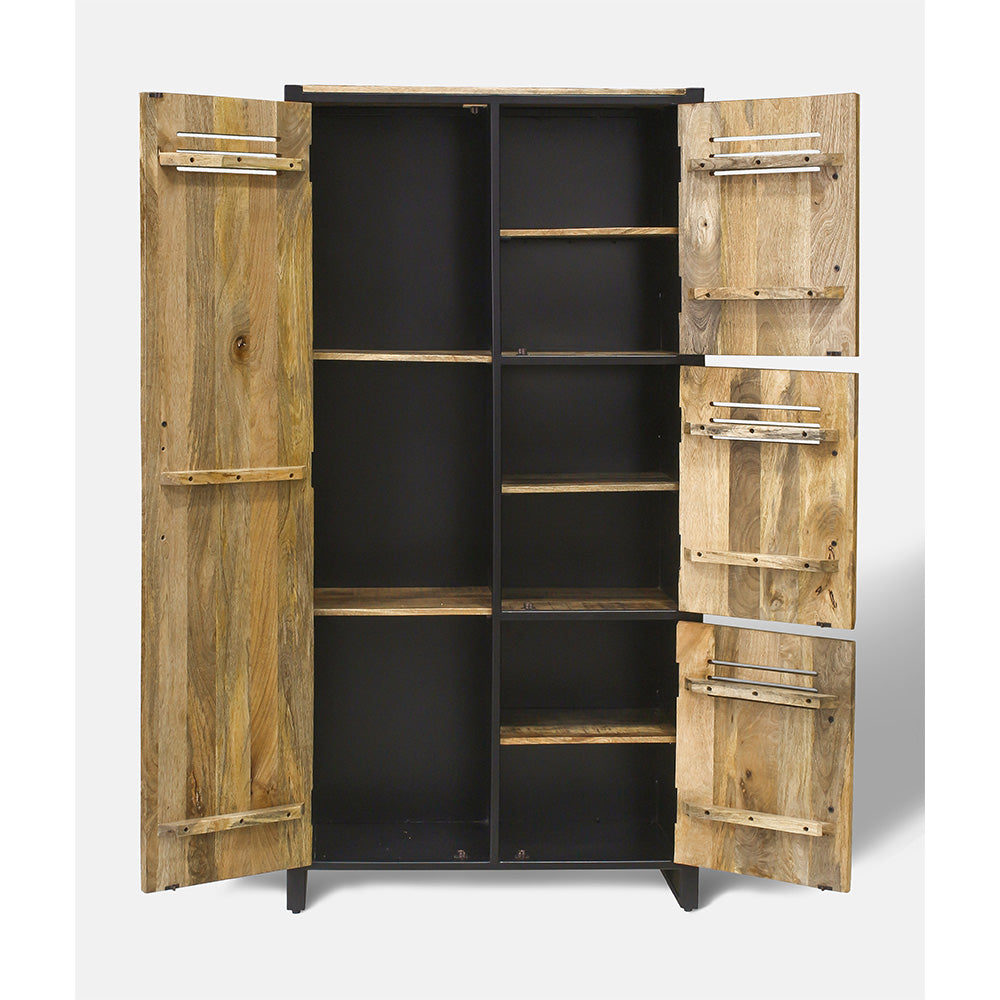 Frais Wood &amp; Metal Double Storage Locker