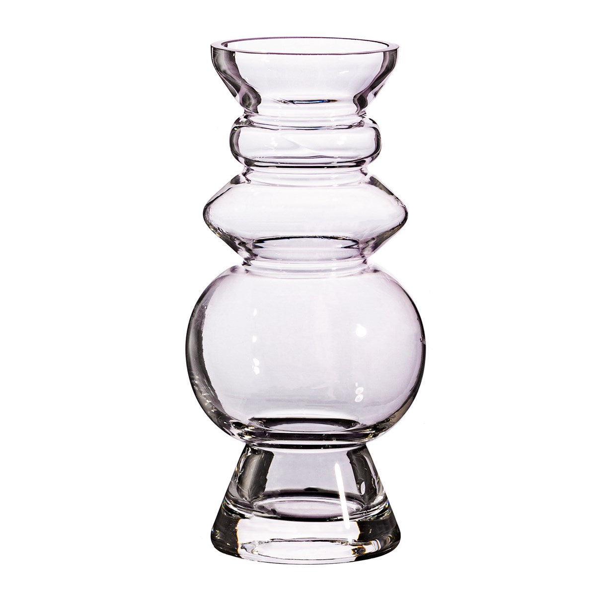 Selina Glass Vase in Clear