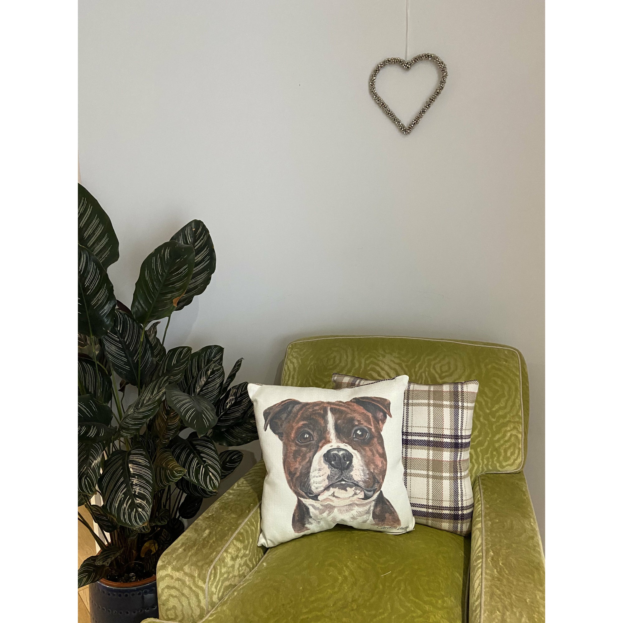 Staffordshire Bull Terrier Cushion
