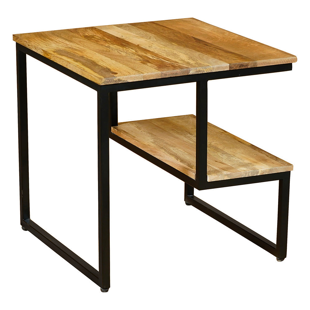 Ravi Light Mango Wood Side Table