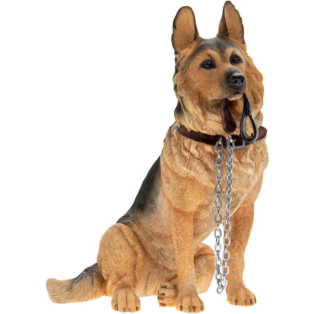 Walkies Sitting German Shepherd Dog Figurine