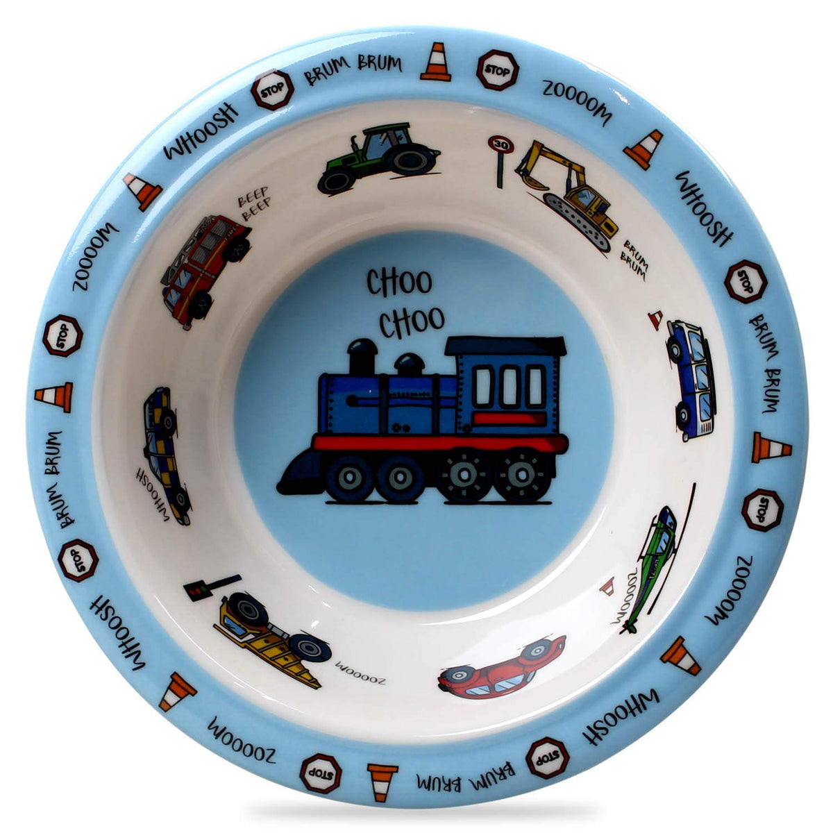 Vehicle Design Melamine Children&#39;s Bowl