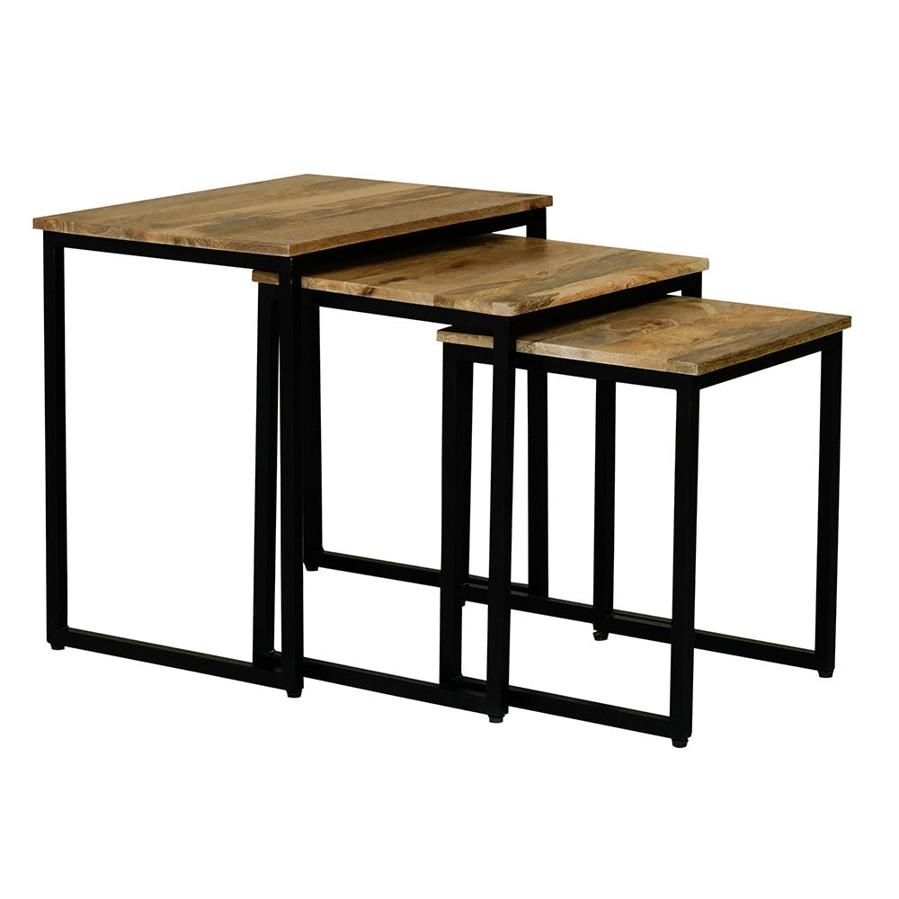 Ravi Set of Three Square Side Tables