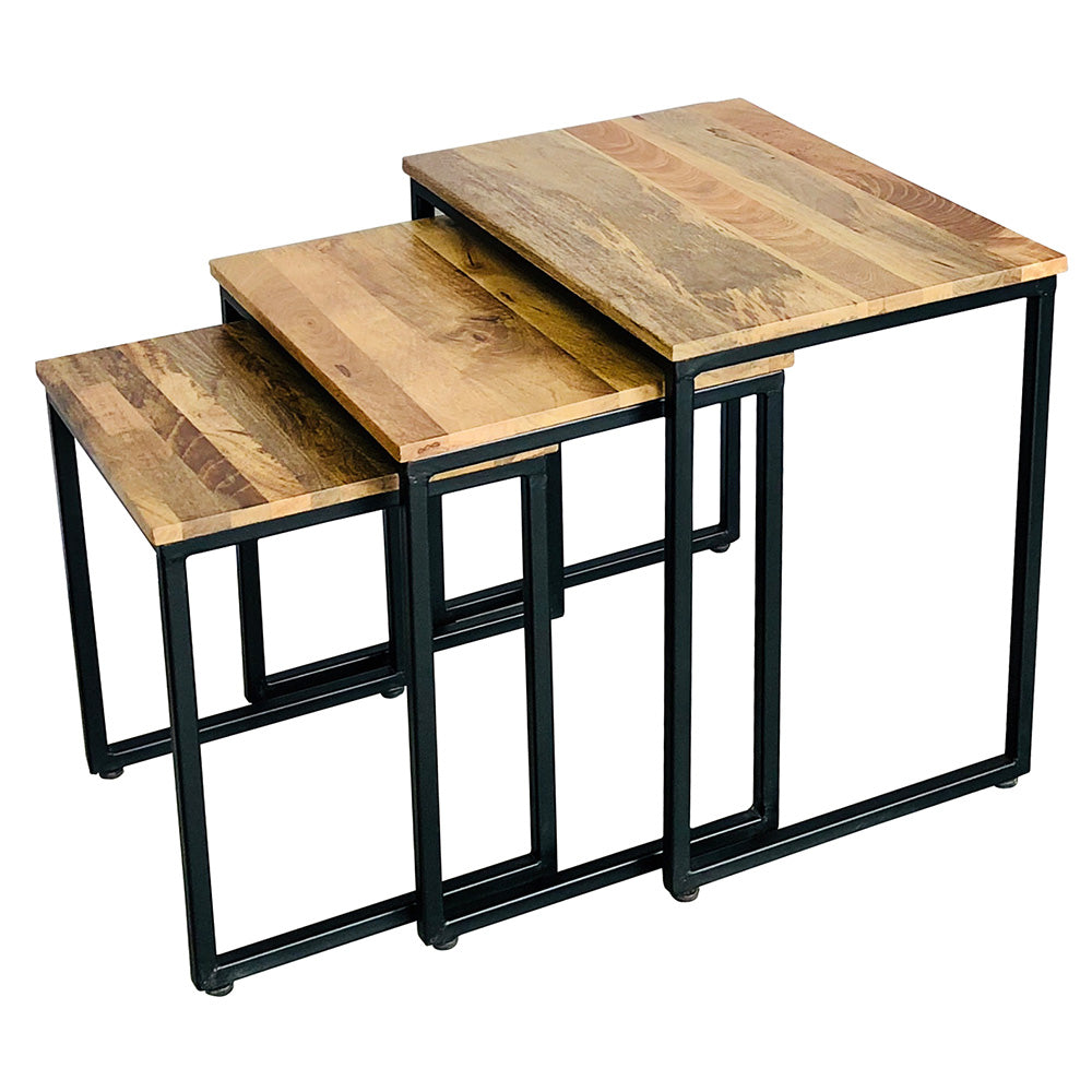 Ravi Set of Three Square Side Tables