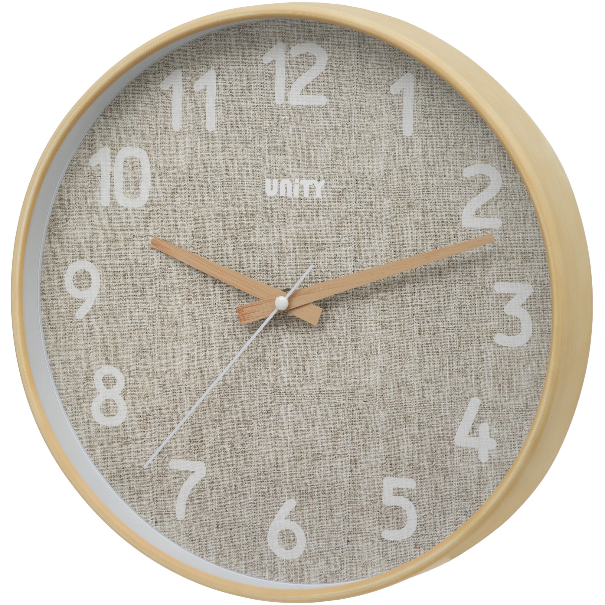 Bellevue Hessian Wall Clock