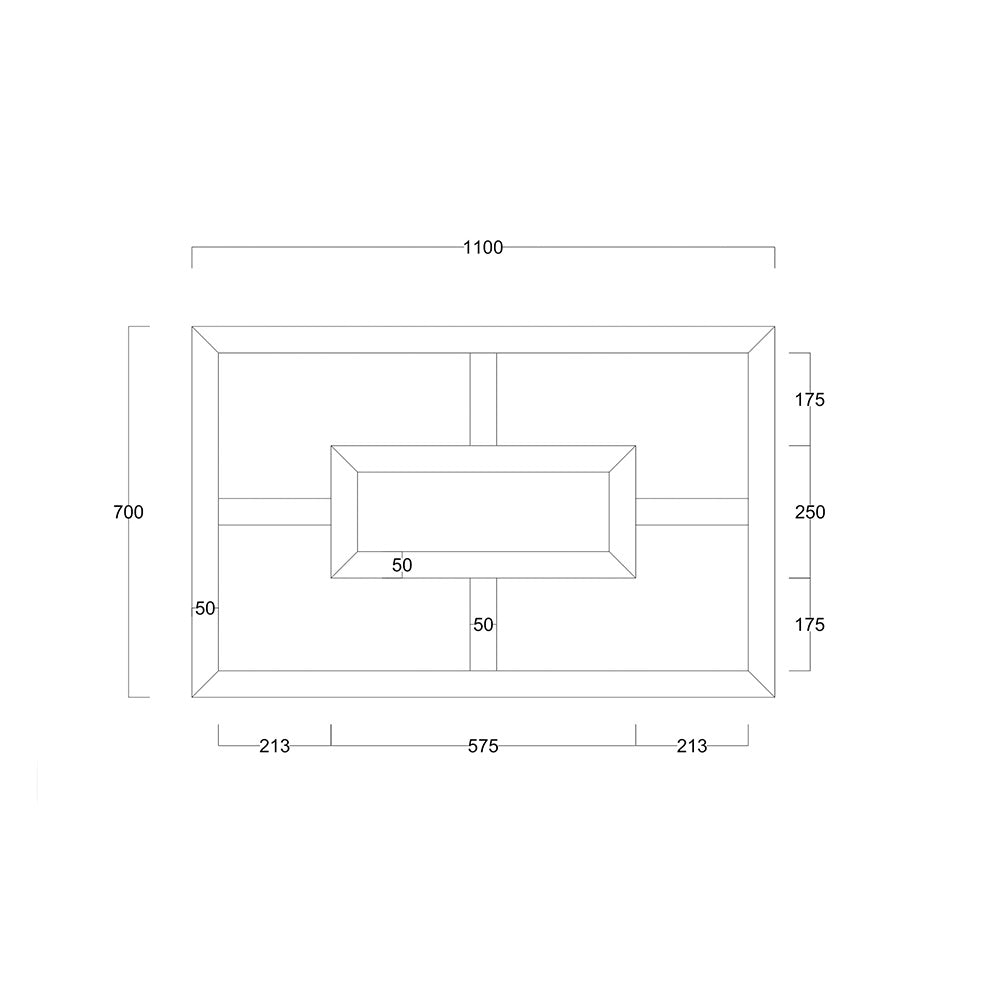 Yoga Light Mango Wood TV Stand