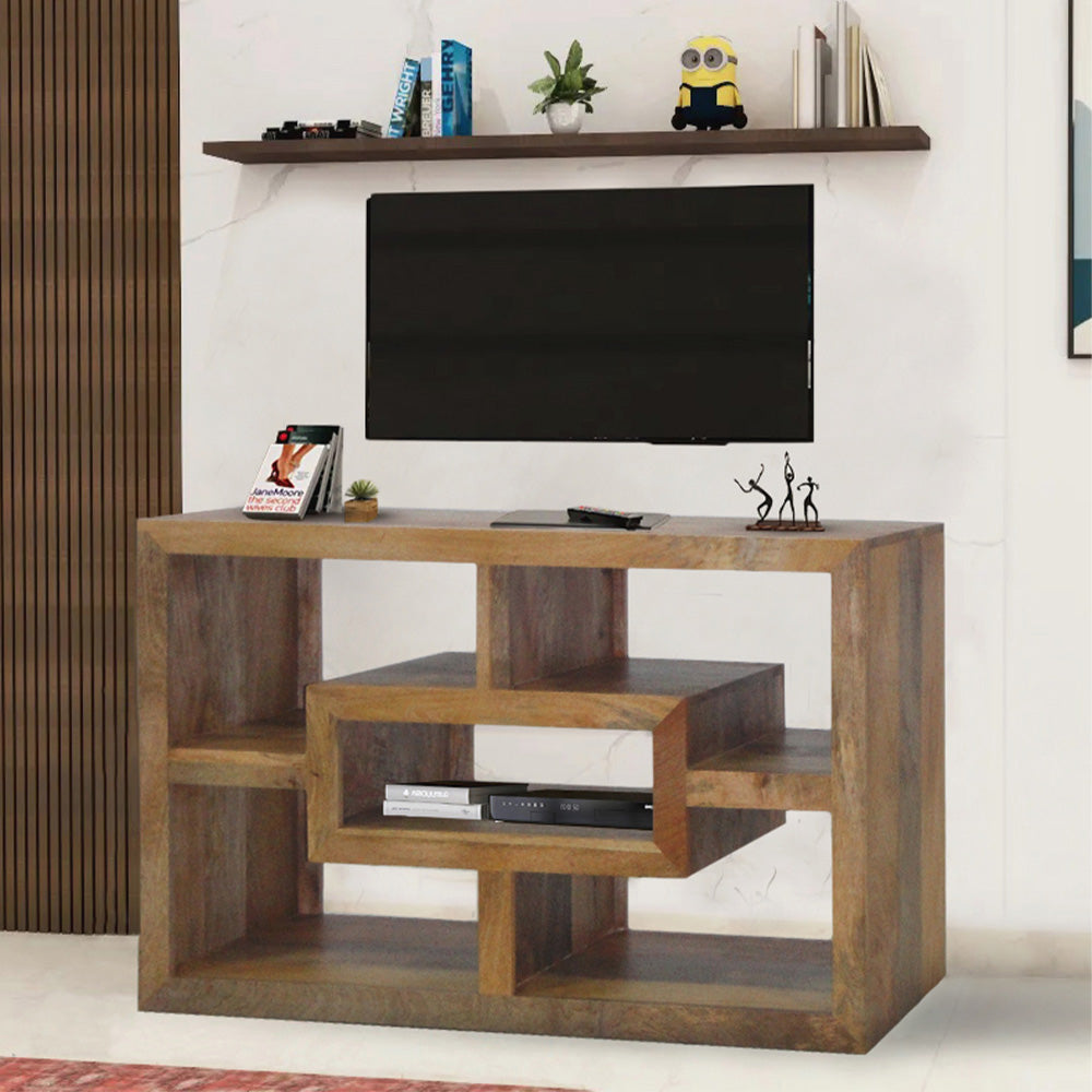 Yoga Light Mango Wood TV Stand